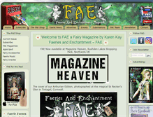 Tablet Screenshot of faemagazine.com